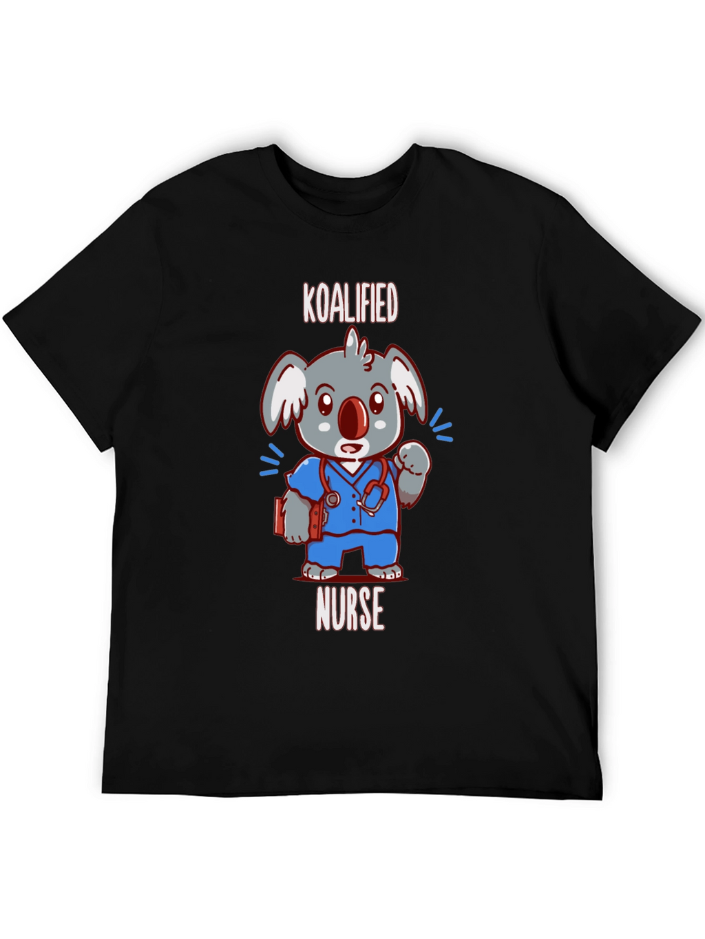 Koalified Nurse T-Shirt - Funny Cartoon Tee