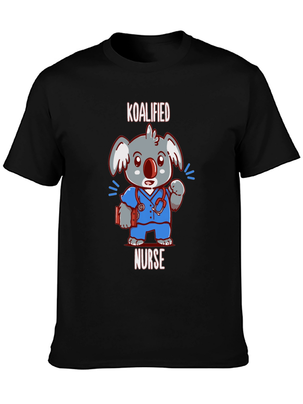Koalified Nurse T-Shirt - Funny Cartoon Tee