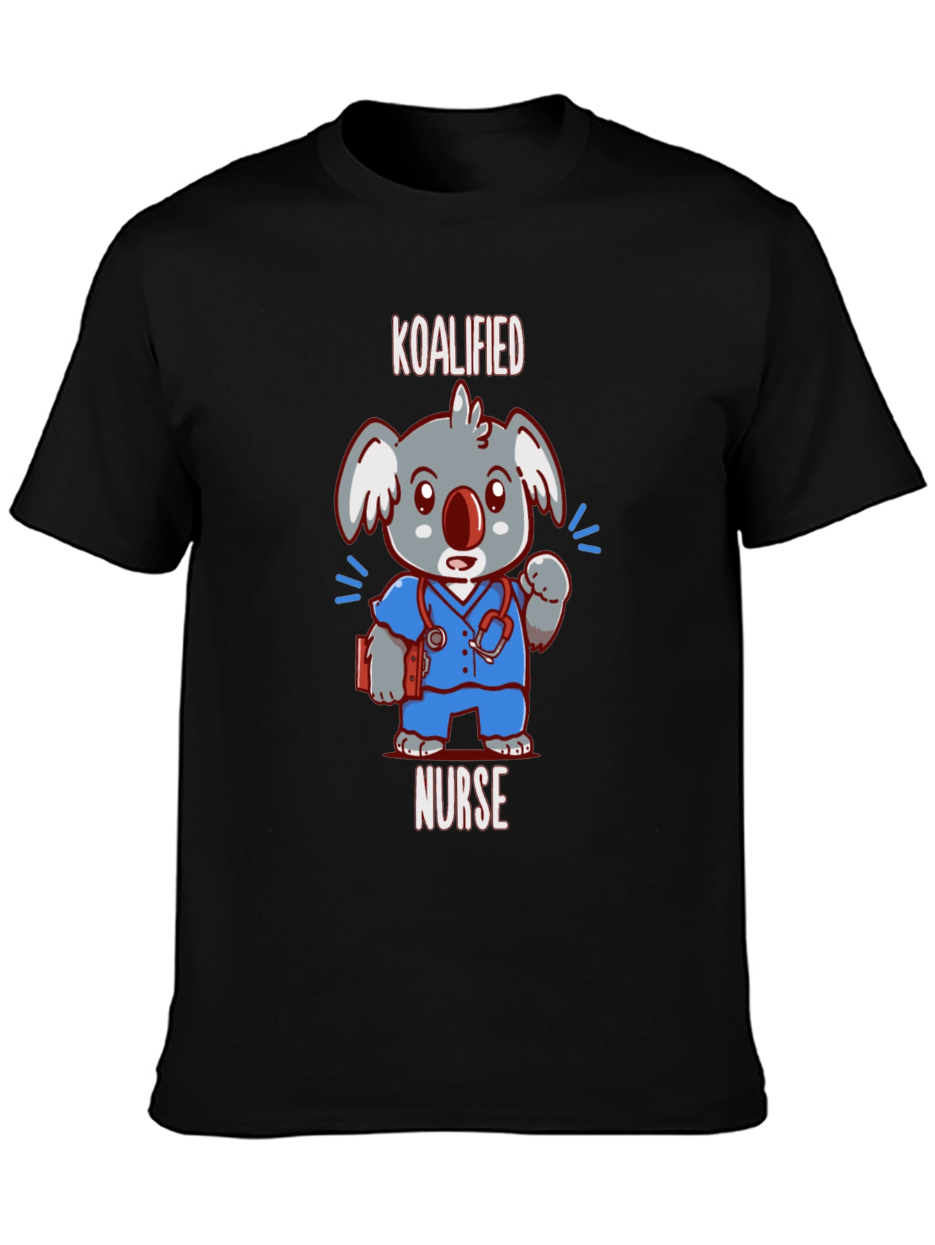 Koalified Nurse T-Shirt - Funny Cartoon Tee