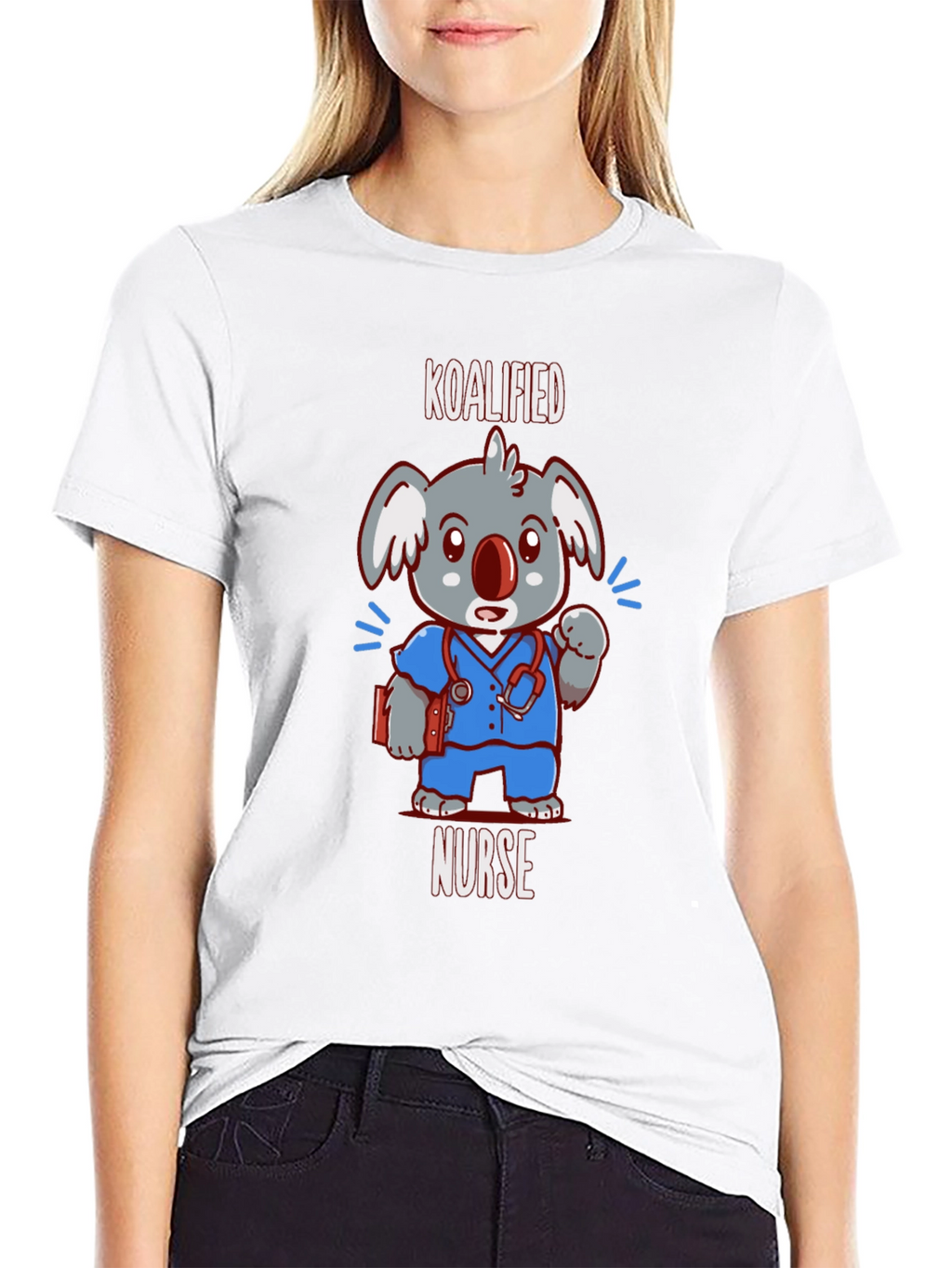 Koalified Nurse T-Shirt - Funny Cartoon Tee