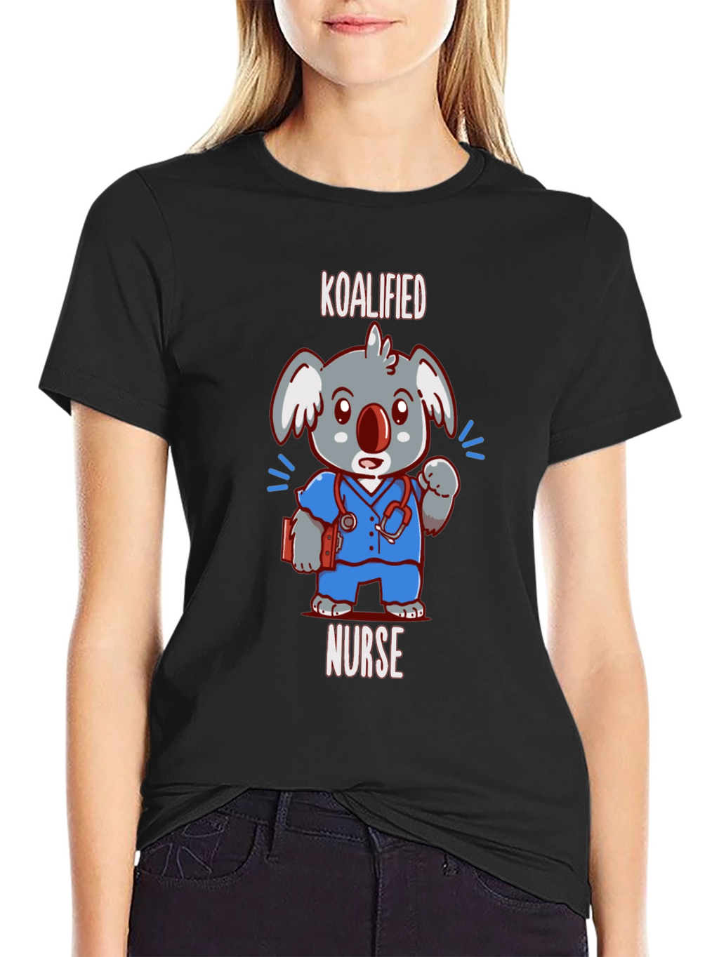 Koalified Nurse T-Shirt - Funny Cartoon Tee