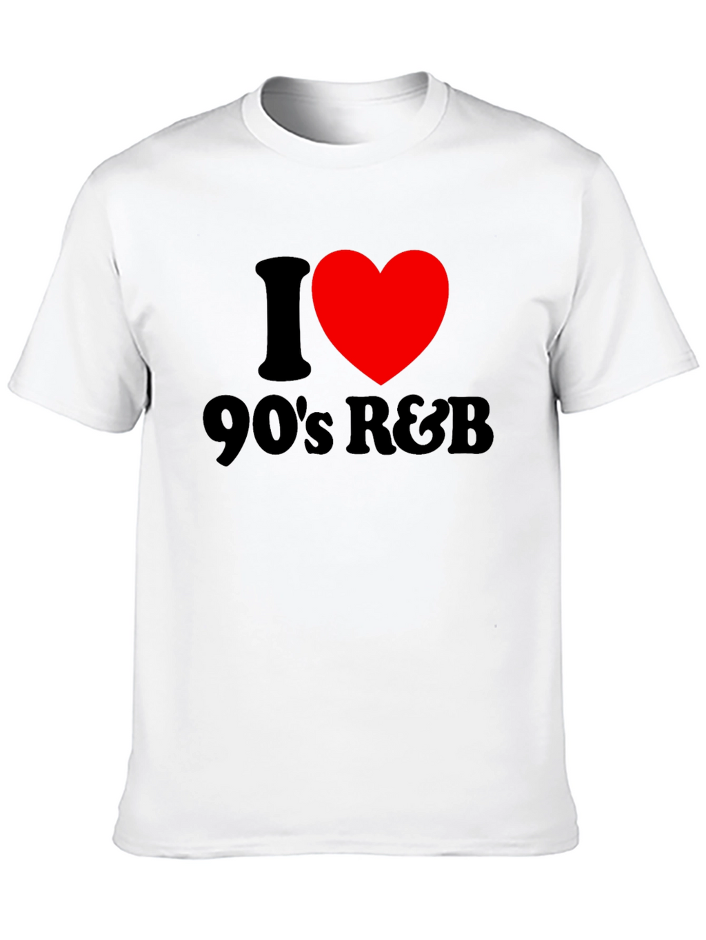 I Love 90s R&B Black T-Shirt