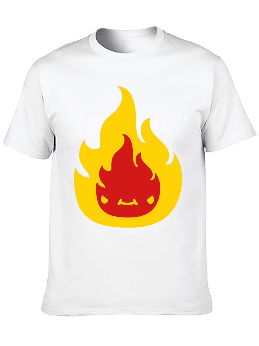 Flame Character Black T-Shirt