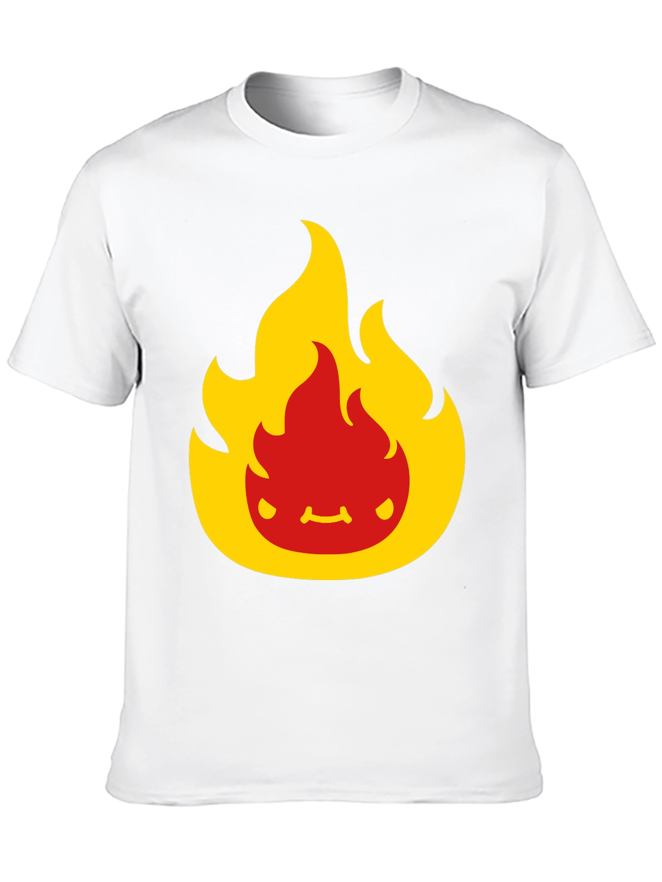 Flame Character Black T-Shirt