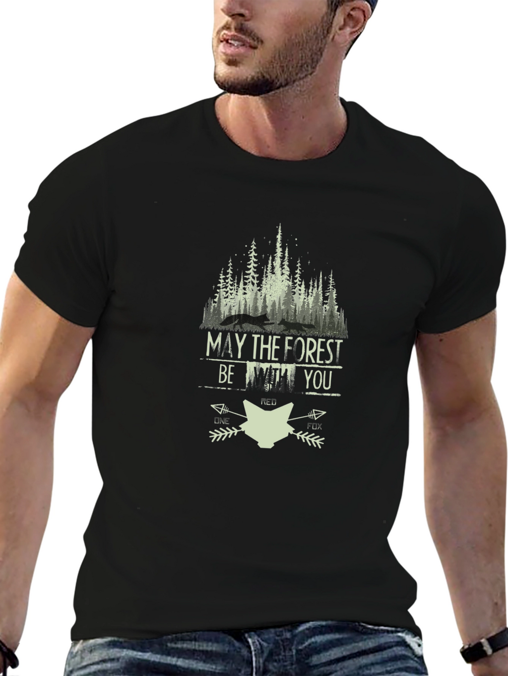 Forest Fox Graphic T-Shirt