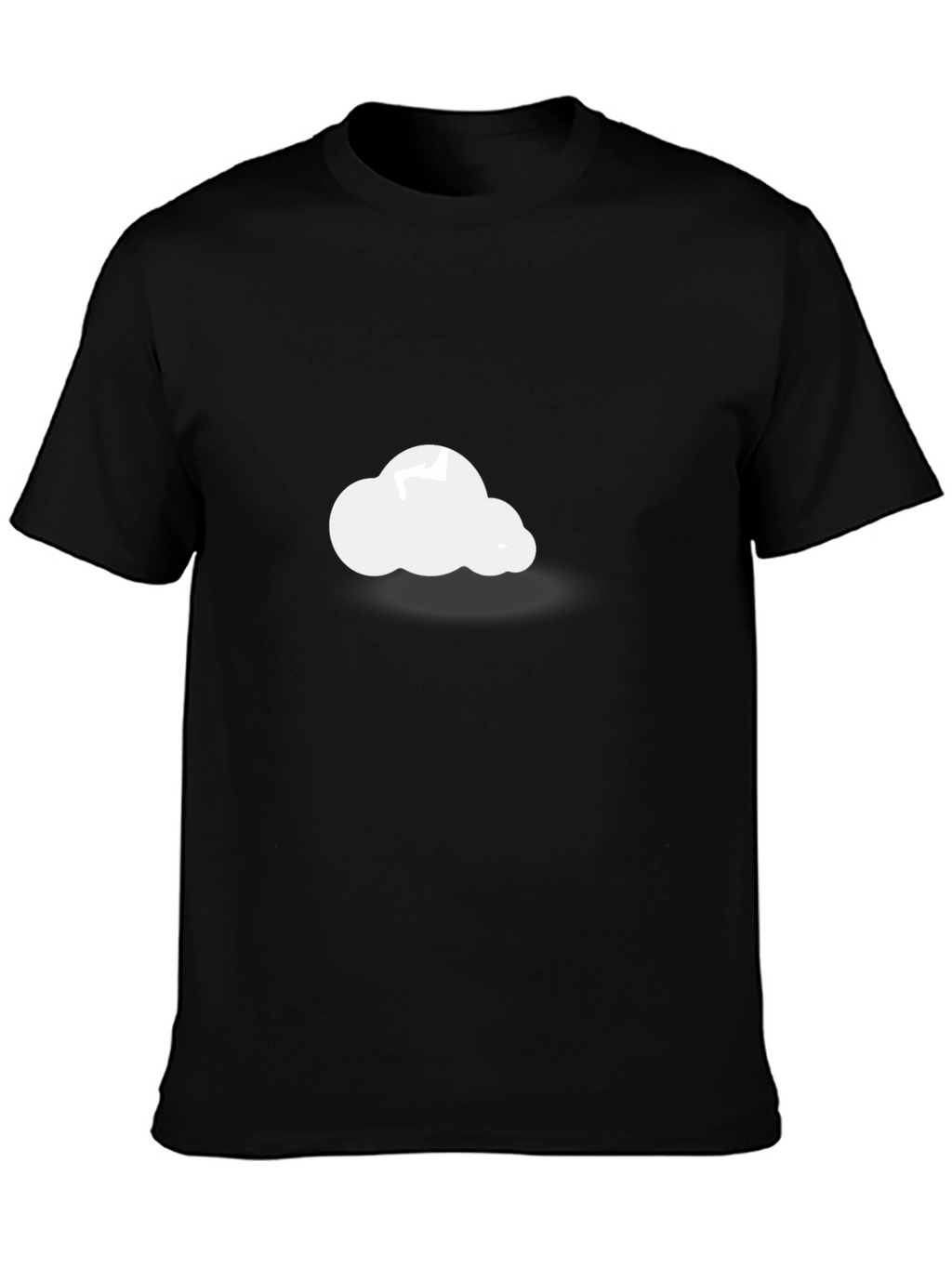 Cloud Graphic Black T-Shirt