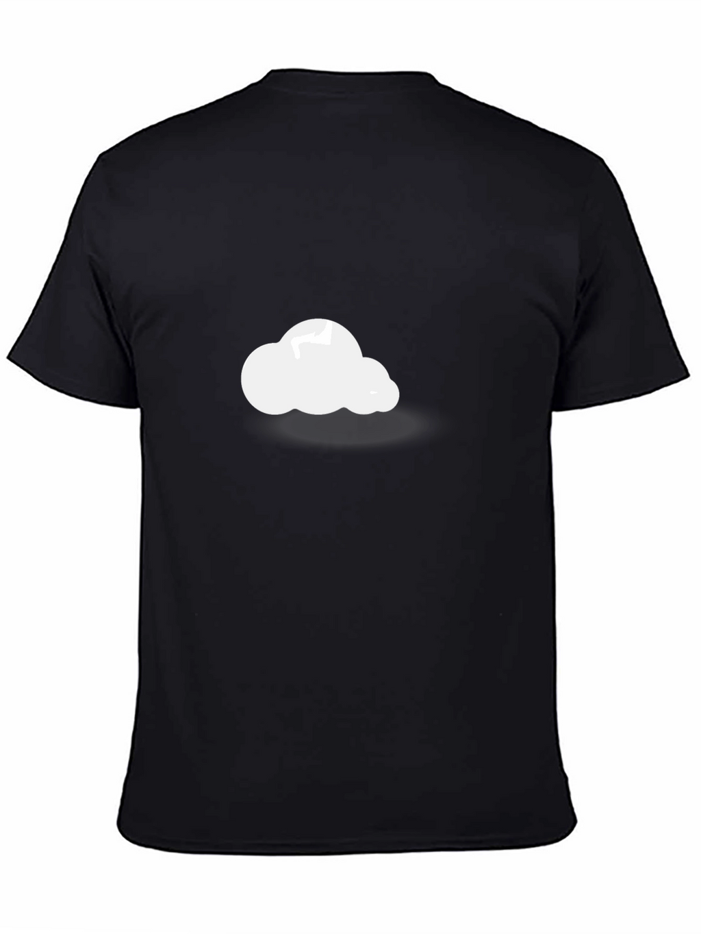 Cloud Graphic Black T-Shirt