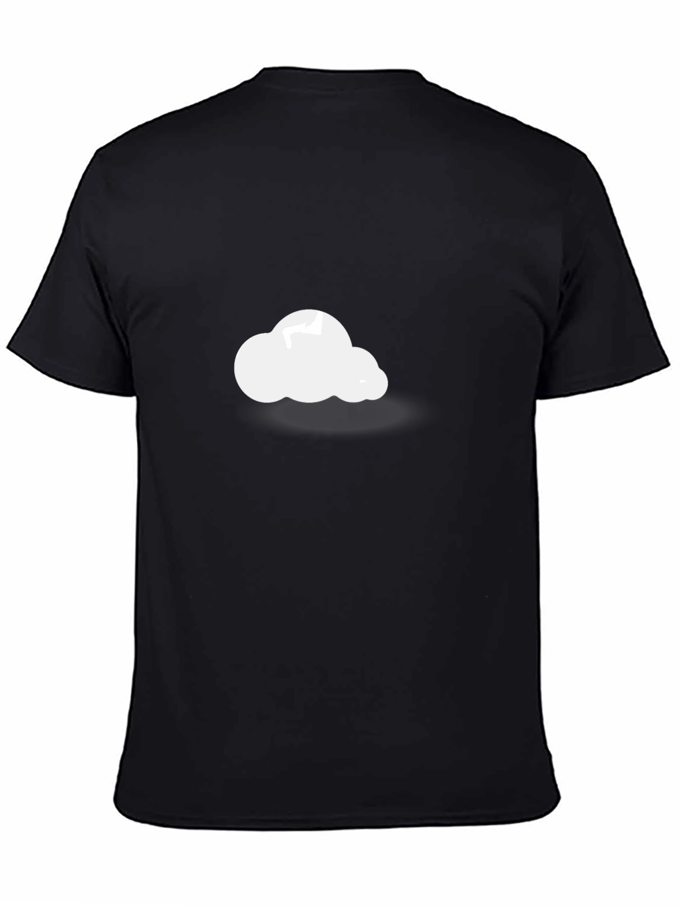 Cloud Graphic Black T-Shirt