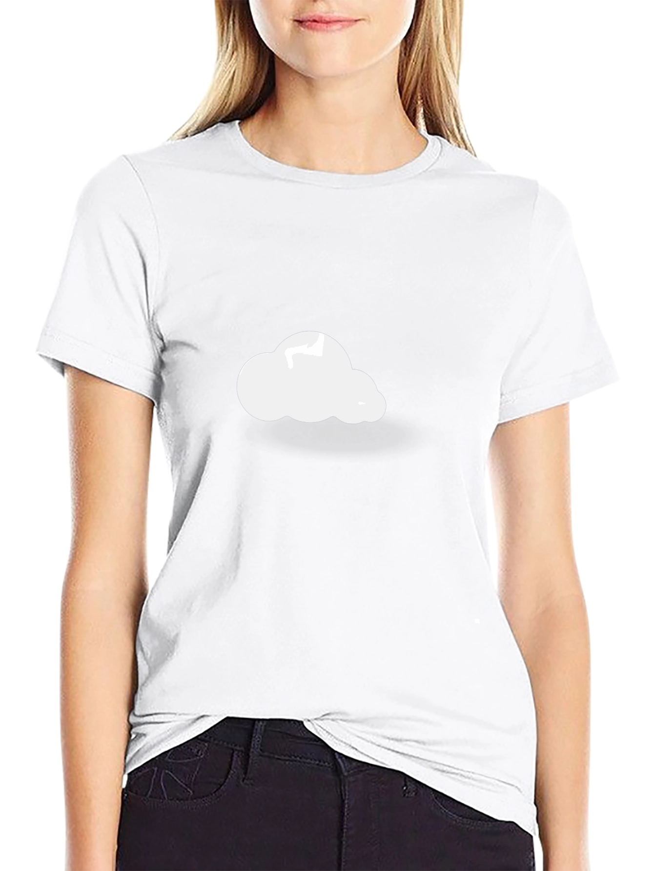 Cloud Graphic Black T-Shirt