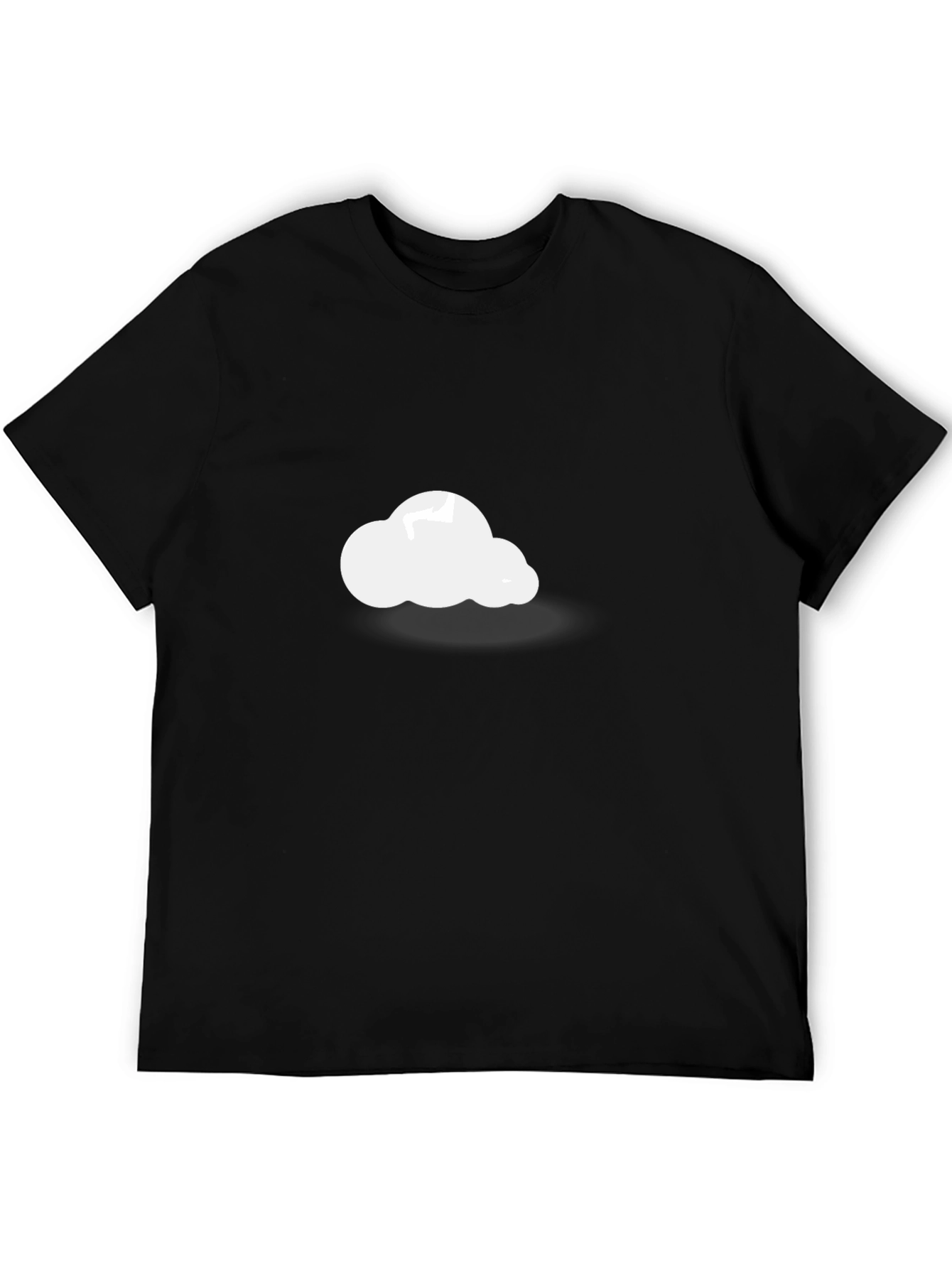 Cloud Graphic Black T-Shirt