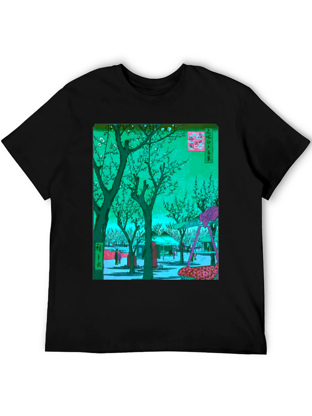 Japanese Art T-Shirt: Blossom Garden