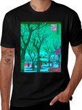 Japanese Art T-Shirt: Blossom Garden