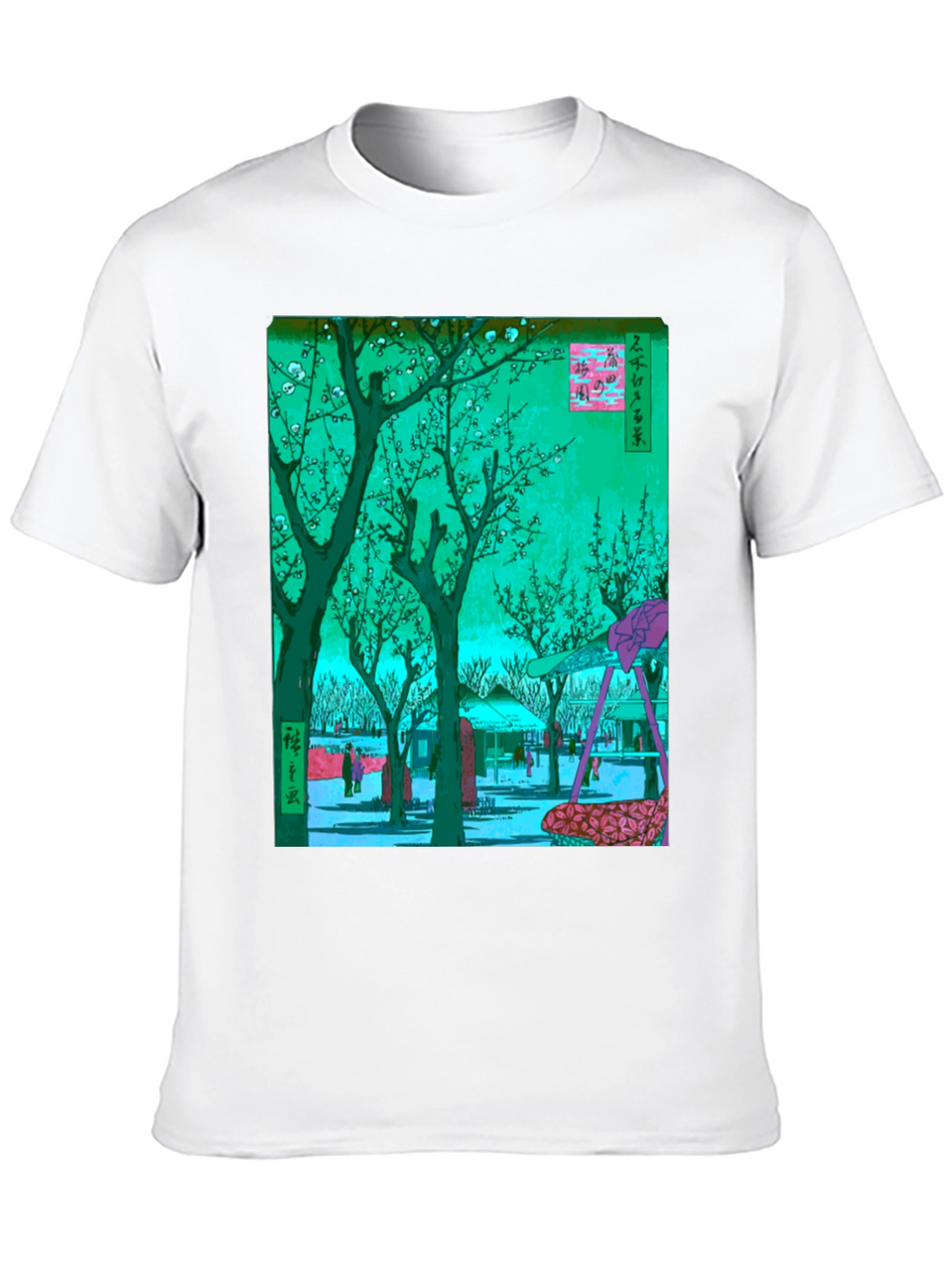 Japanese Art T-Shirt: Blossom Garden