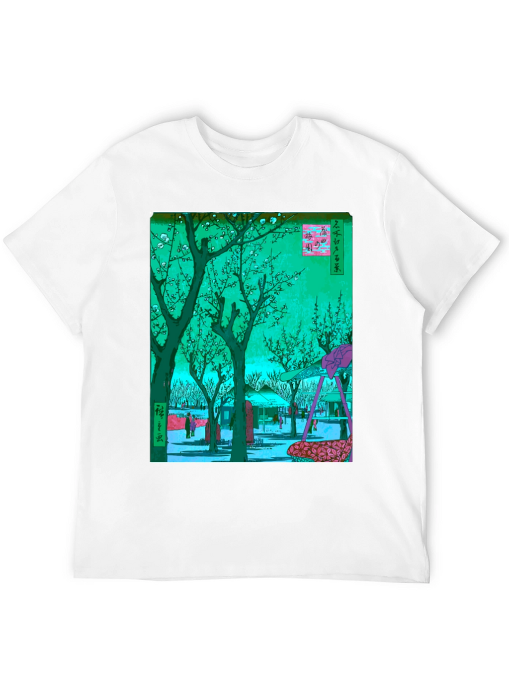Japanese Art T-Shirt: Blossom Garden