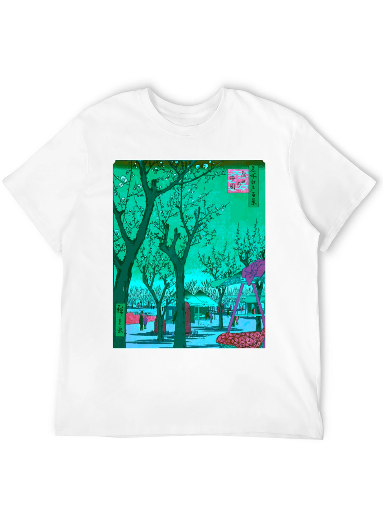 Japanese Art T-Shirt: Blossom Garden
