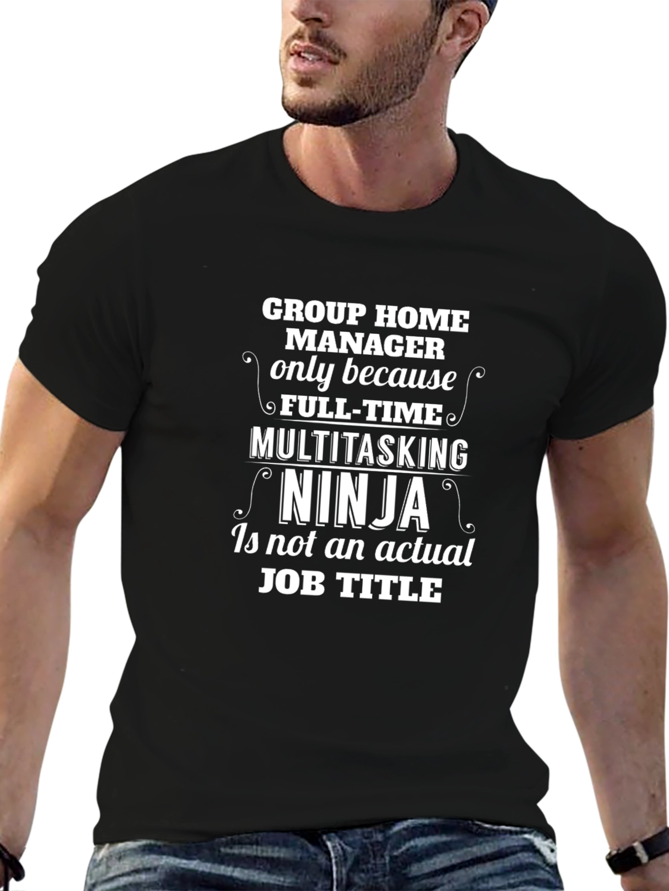 Group Home Manager Ninja T-Shirt