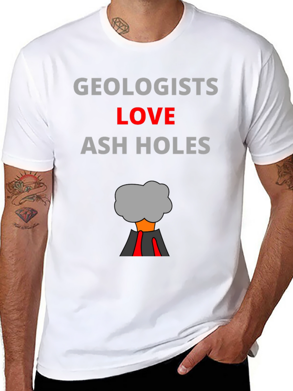 Geologists Love Ash Holes T-Shirt