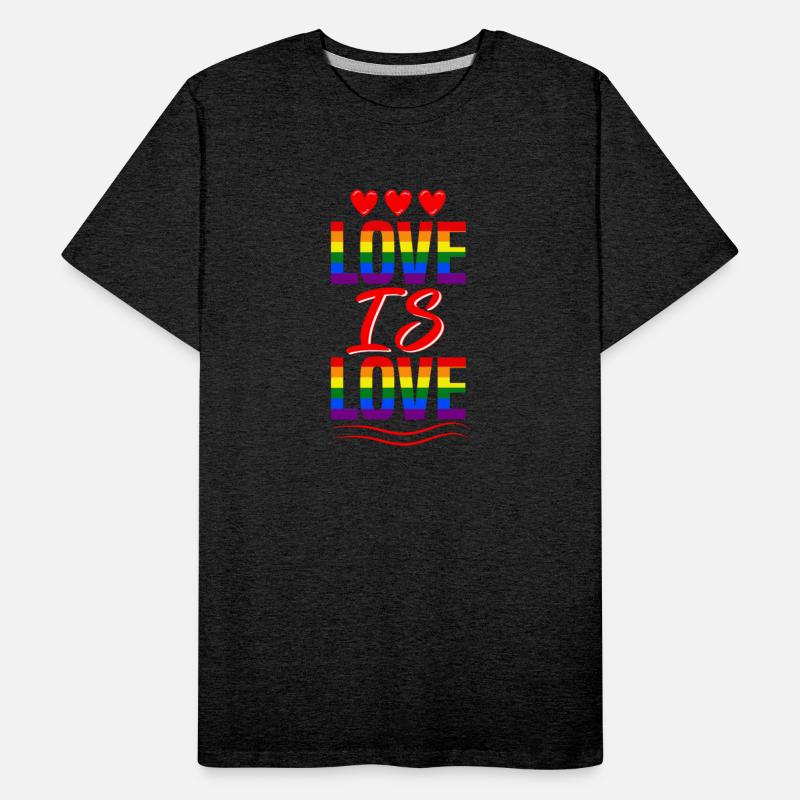 Love is Love Rainbow LGBT Tolerance Gay Peace