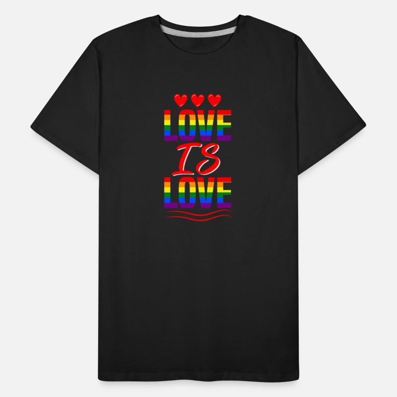 Love is Love Rainbow LGBT Tolerance Gay Peace