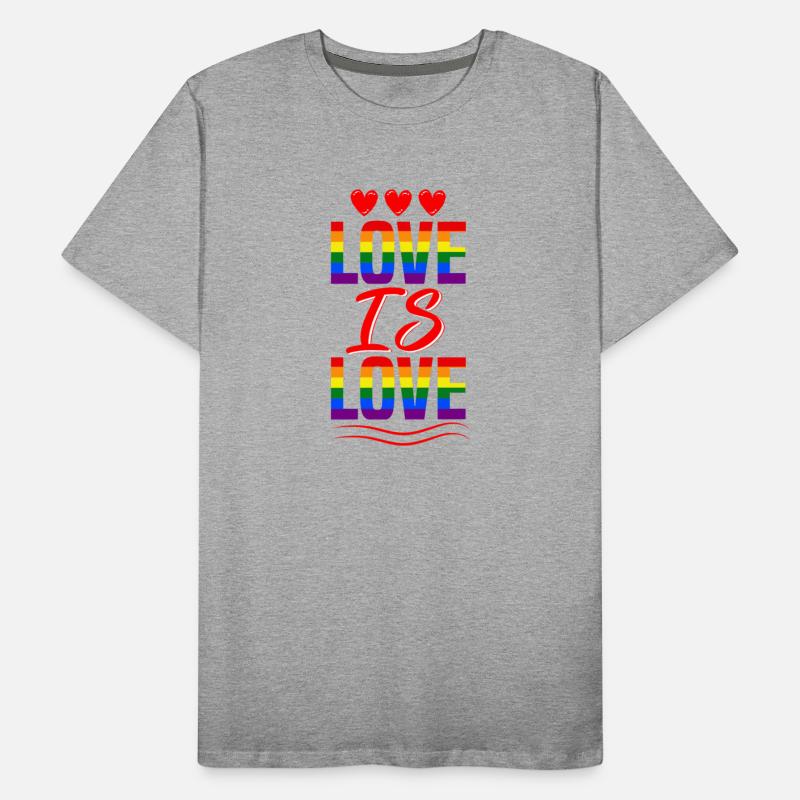 Love is Love Rainbow LGBT Tolerance Gay Peace