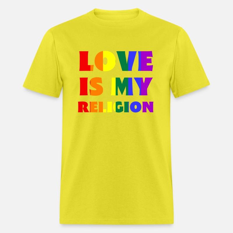 Love Is My Religion LGBTQIA Rainbow Flag Gay Pride
