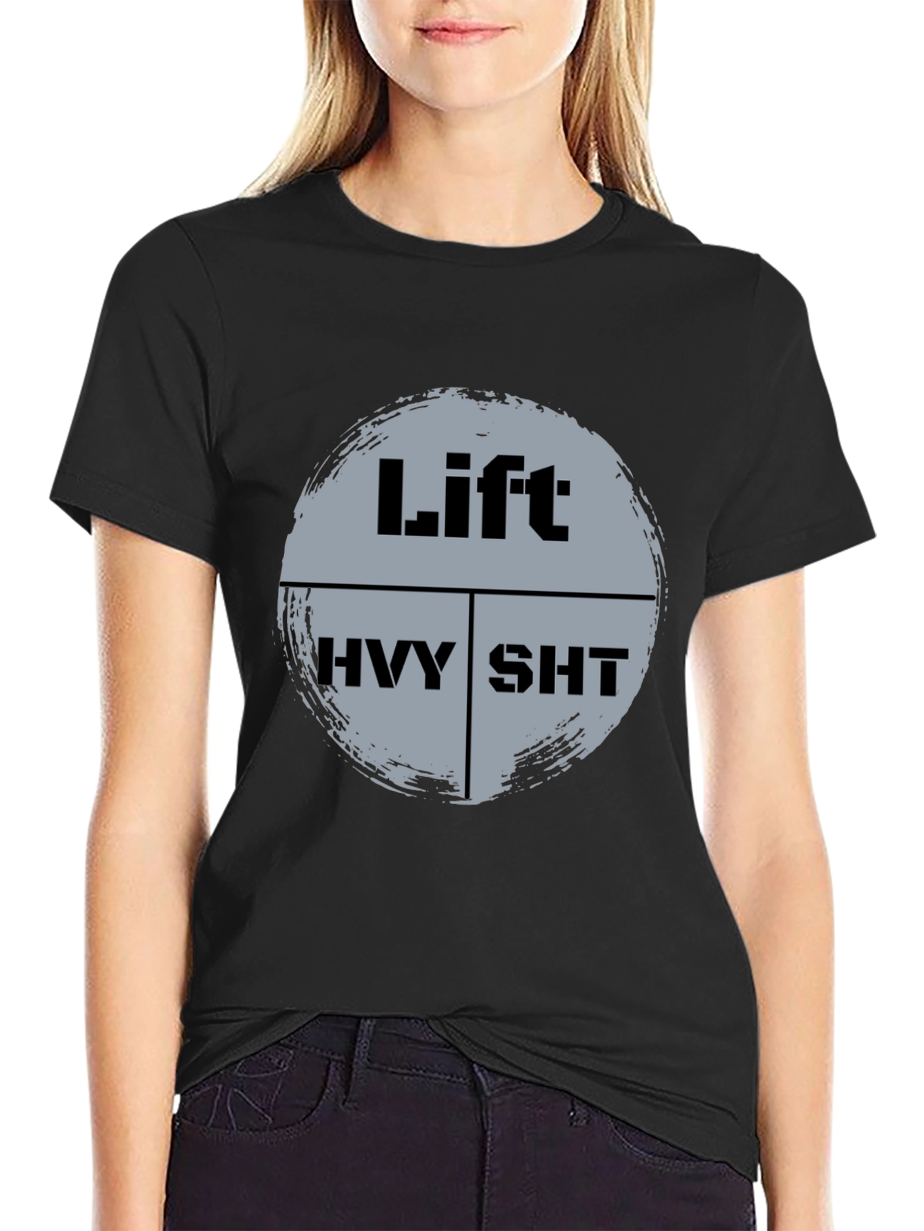 Lift Heavy SHT Black T-Shirt