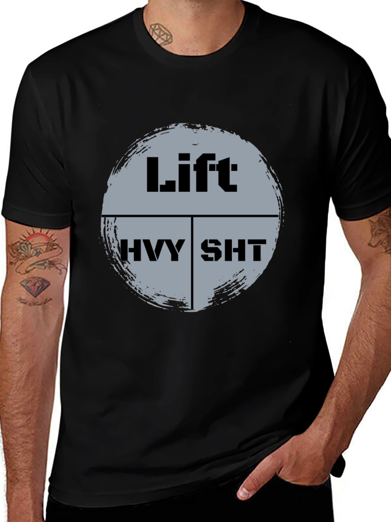 Lift Heavy SHT Black T-Shirt