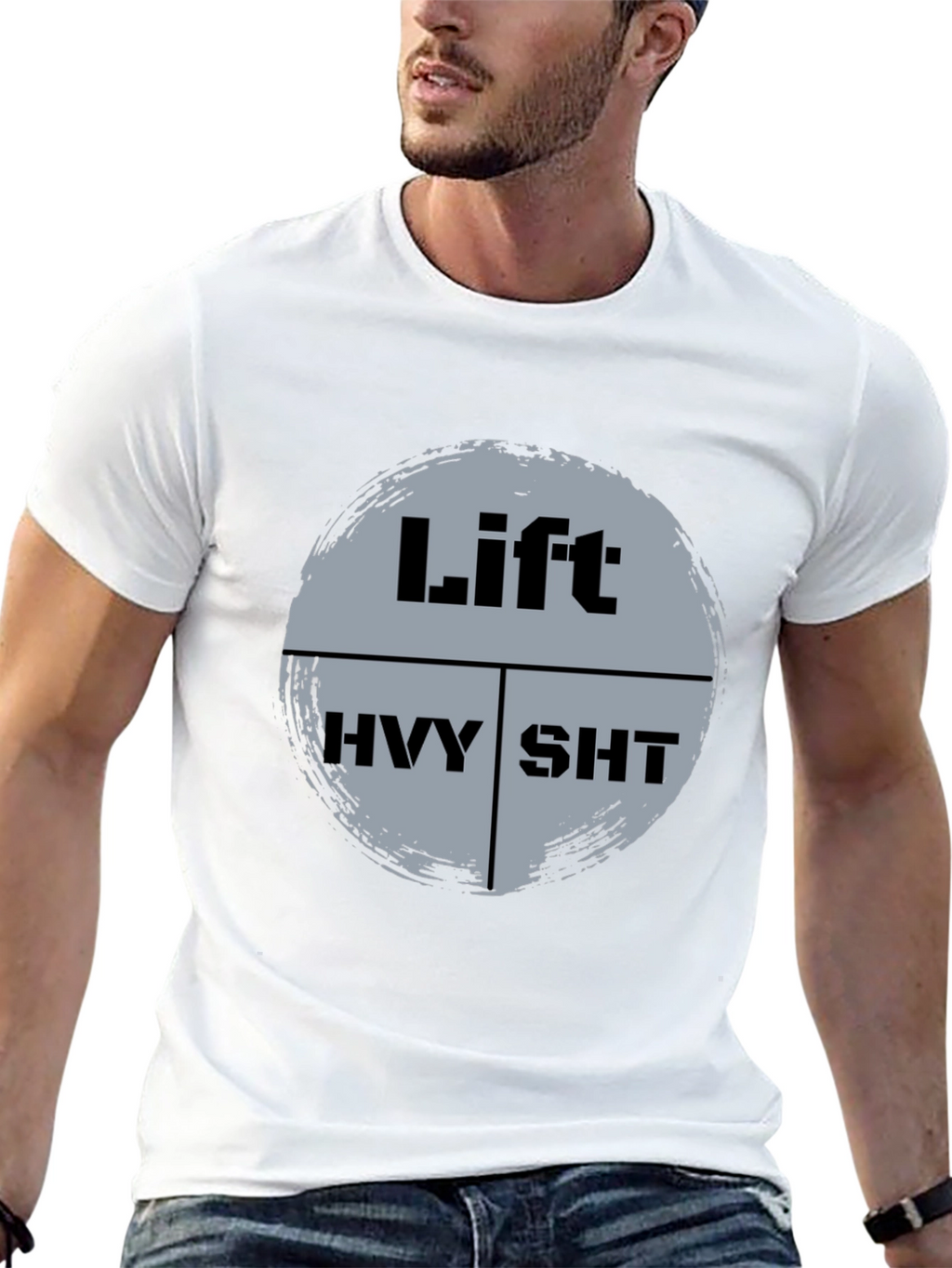 Lift Heavy SHT Black T-Shirt