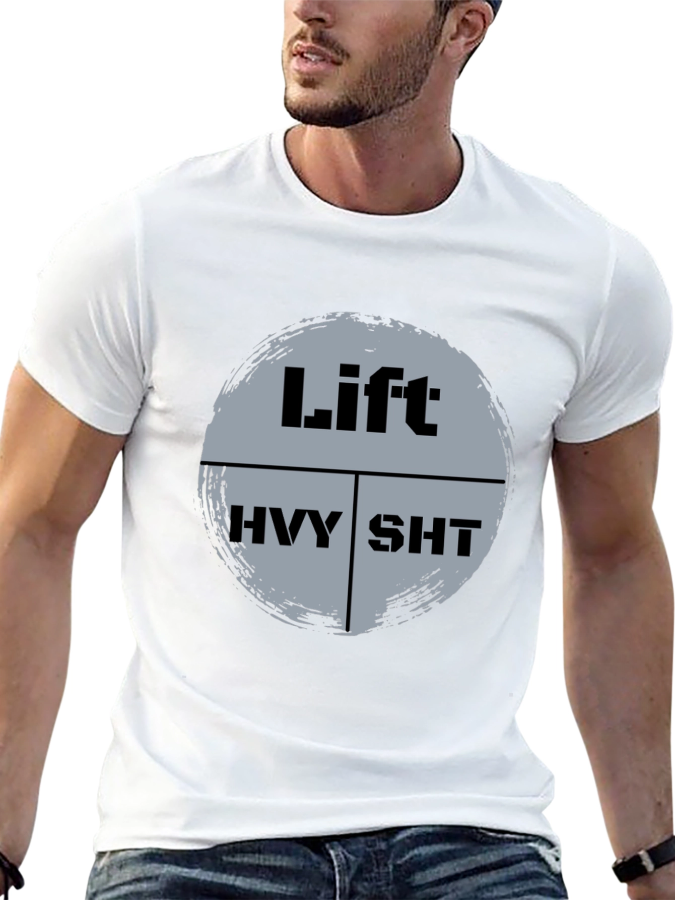 Lift Heavy SHT Black T-Shirt
