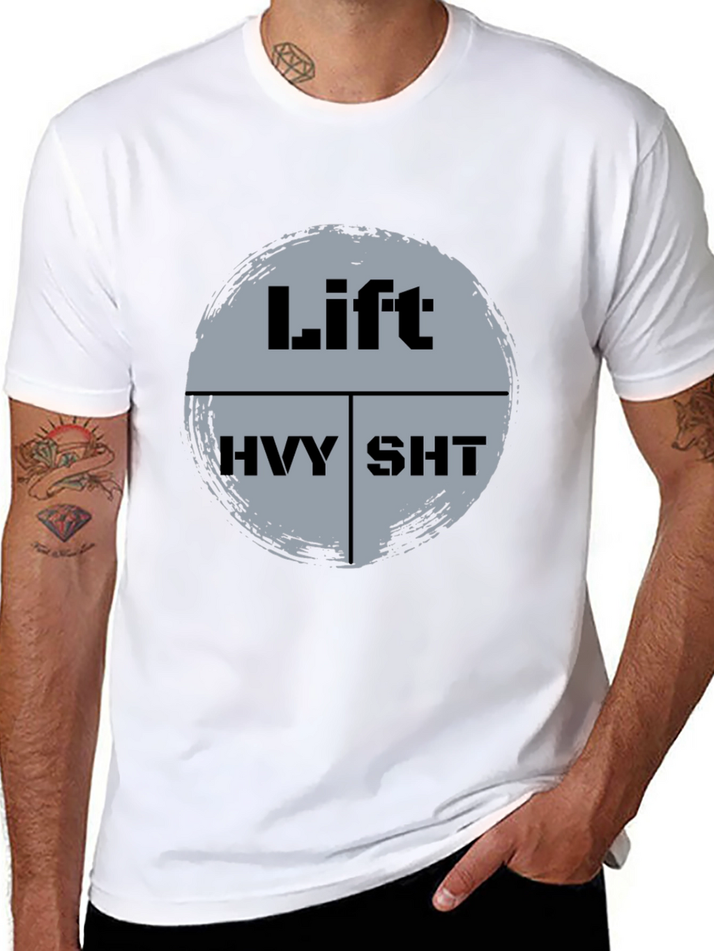 Lift Heavy SHT Black T-Shirt
