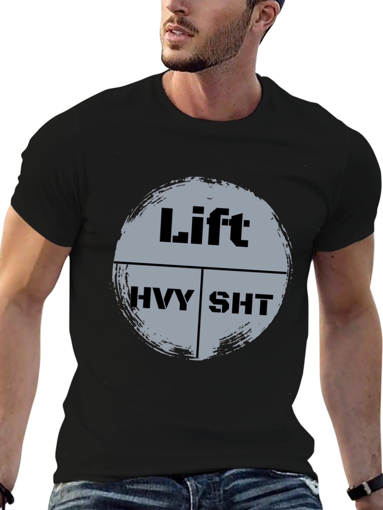 Lift Heavy SHT Black T-Shirt