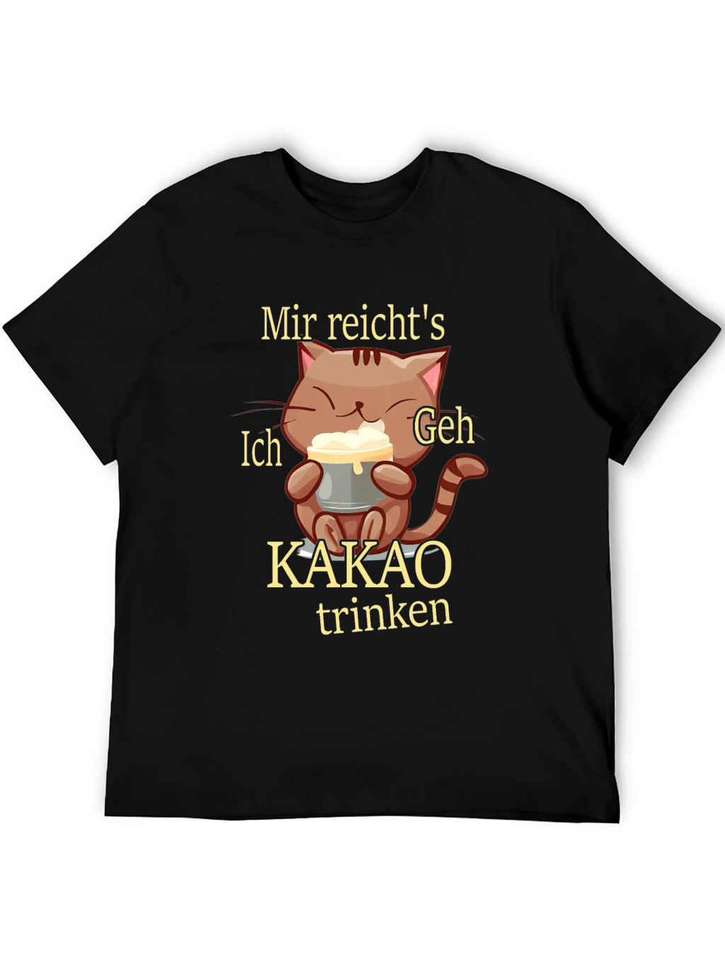 Funny Cat Kakao T-Shirt