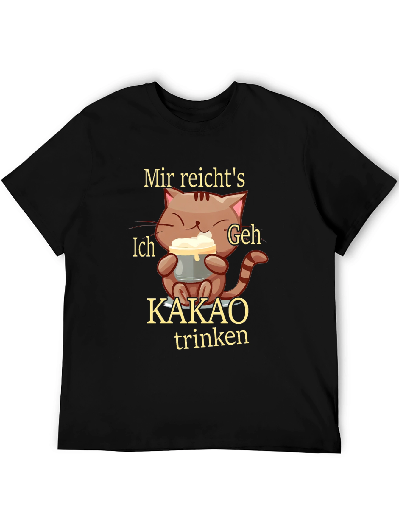 Funny Cat Kakao T-Shirt