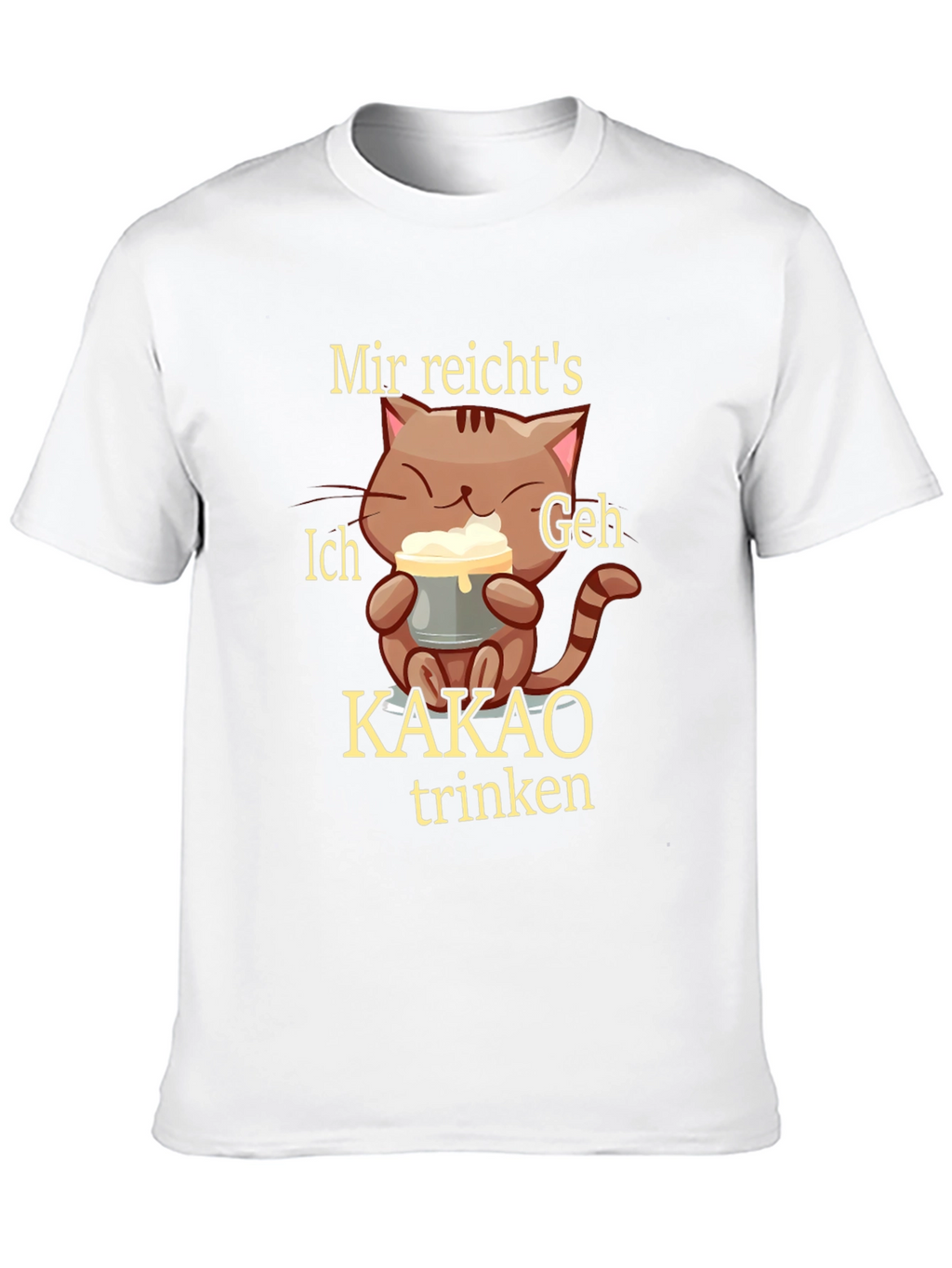 Funny Cat Kakao T-Shirt