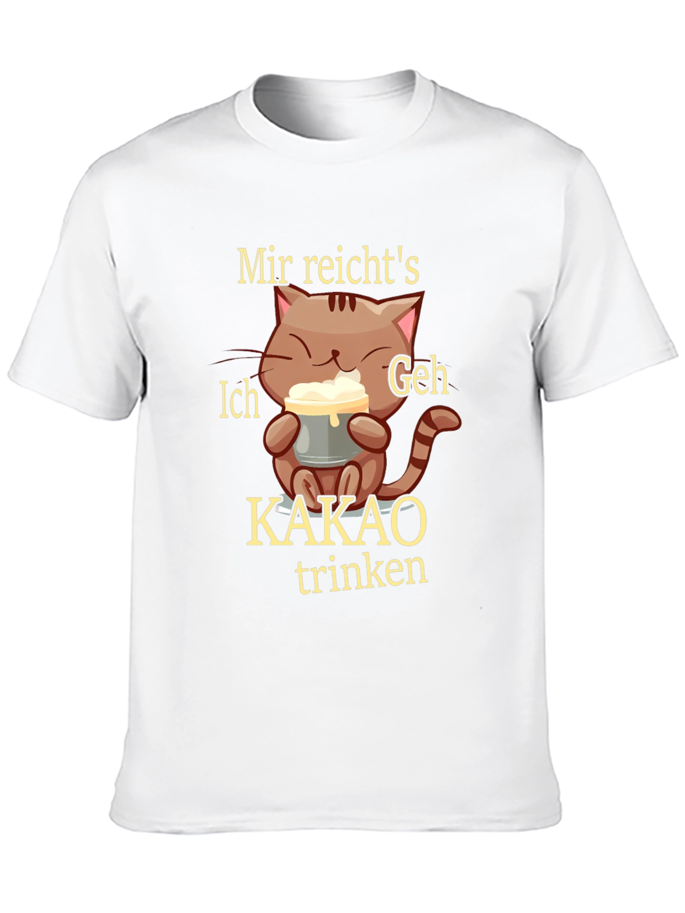 Funny Cat Kakao T-Shirt