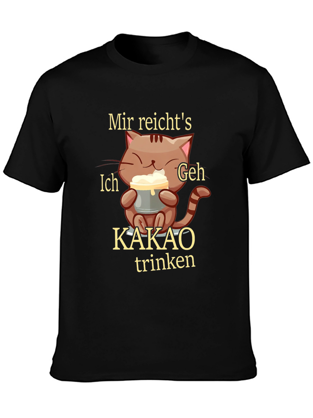 Funny Cat Kakao T-Shirt