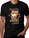 Funny Cat Kakao T-Shirt