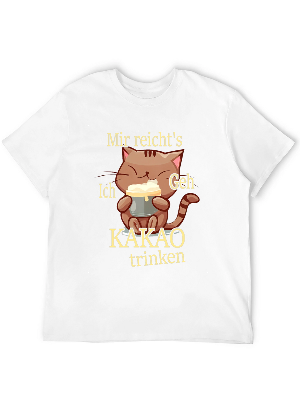 Funny Cat Kakao T-Shirt