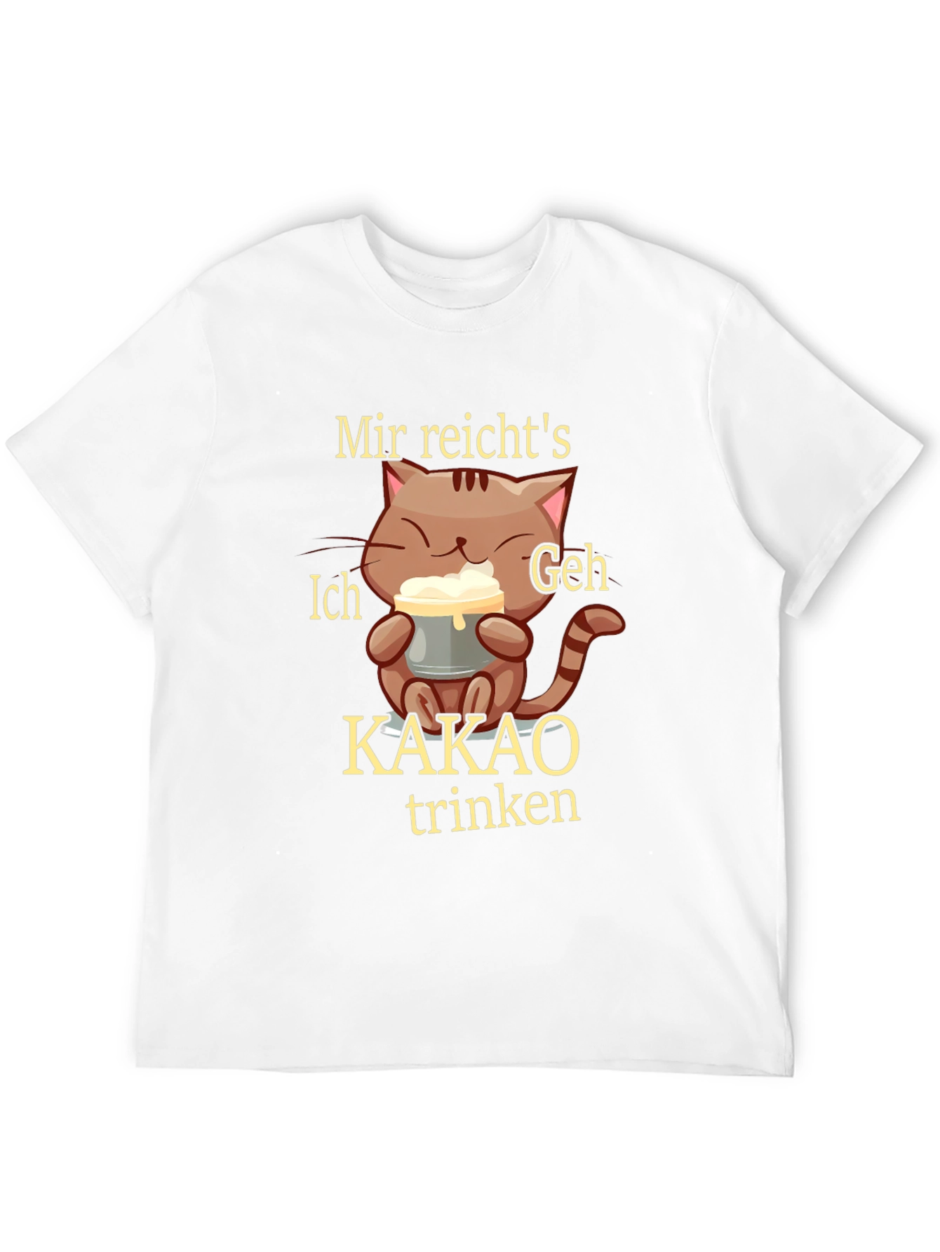 Funny Cat Kakao T-Shirt
