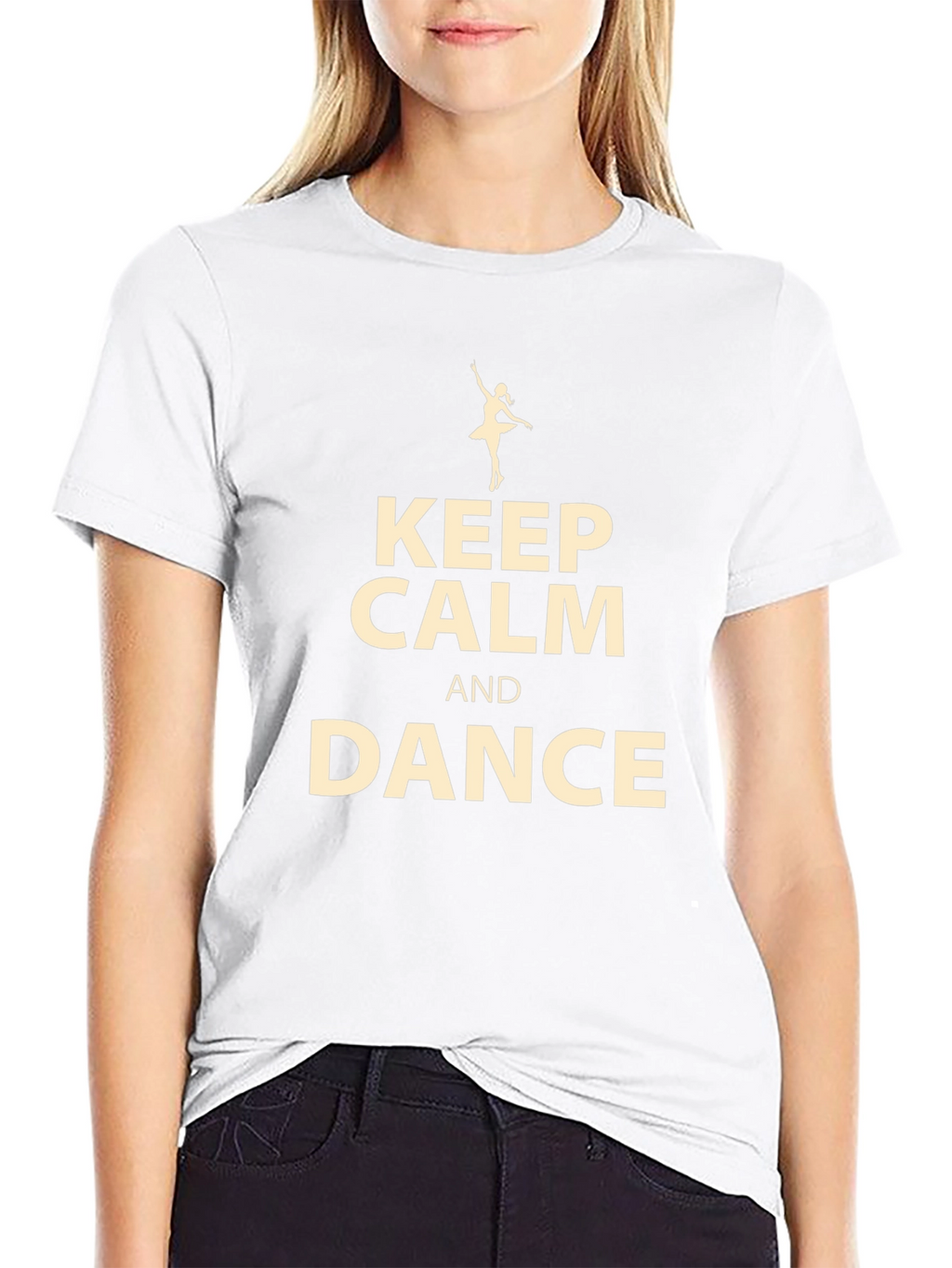 Keep Calm and Dance Black T-Shirt