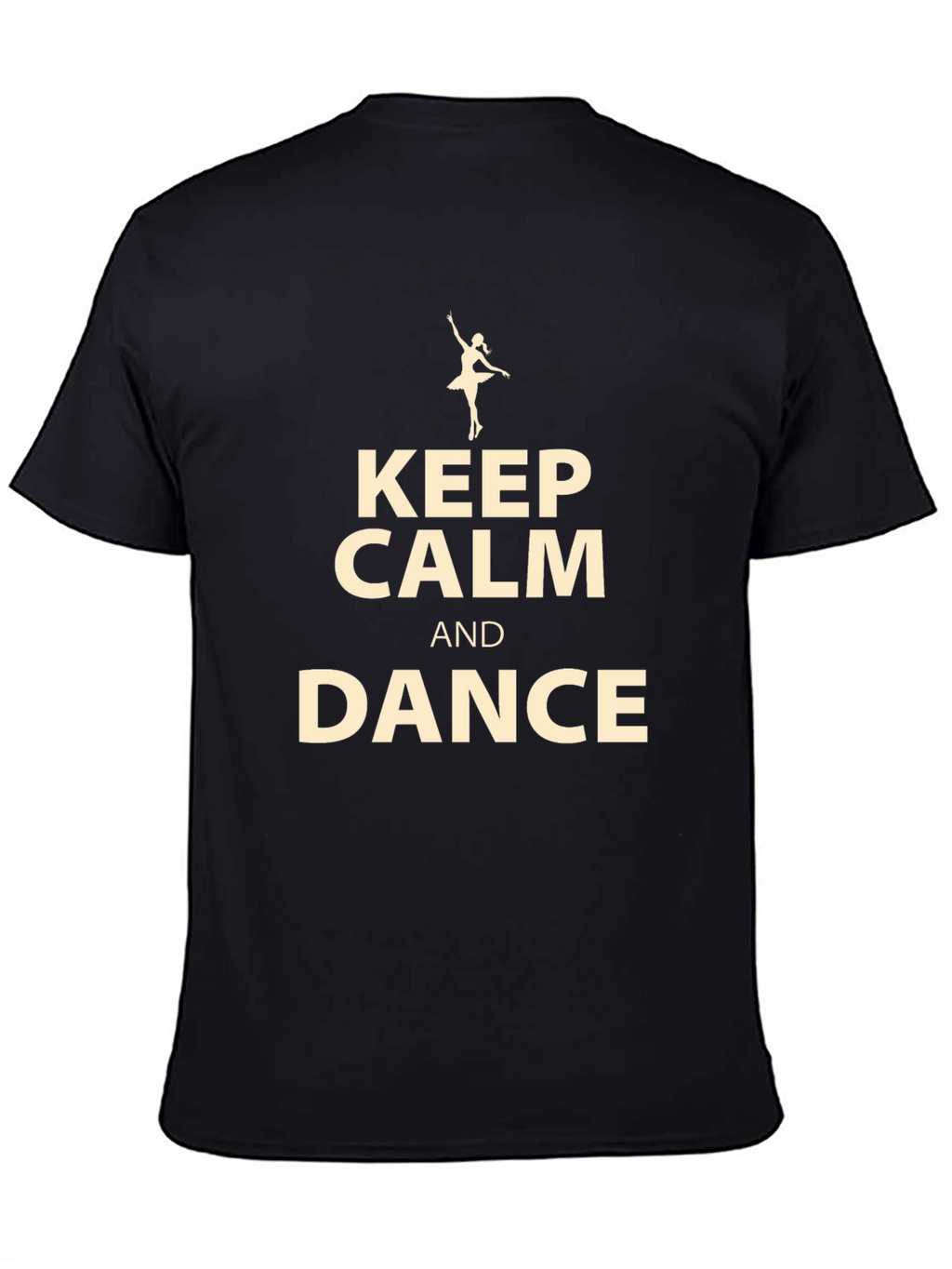 Keep Calm and Dance Black T-Shirt
