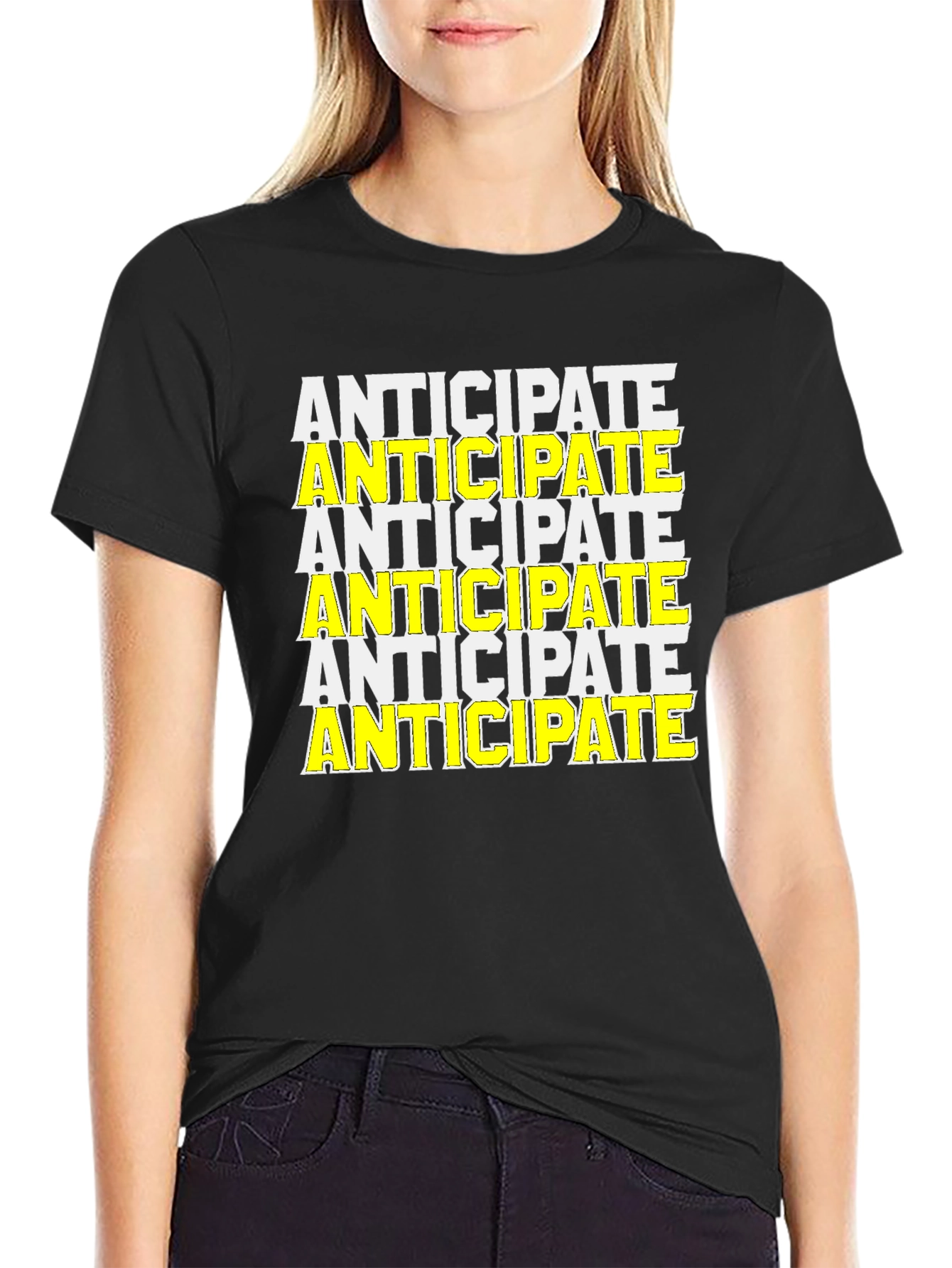 Anticipate Graphic Print Tee