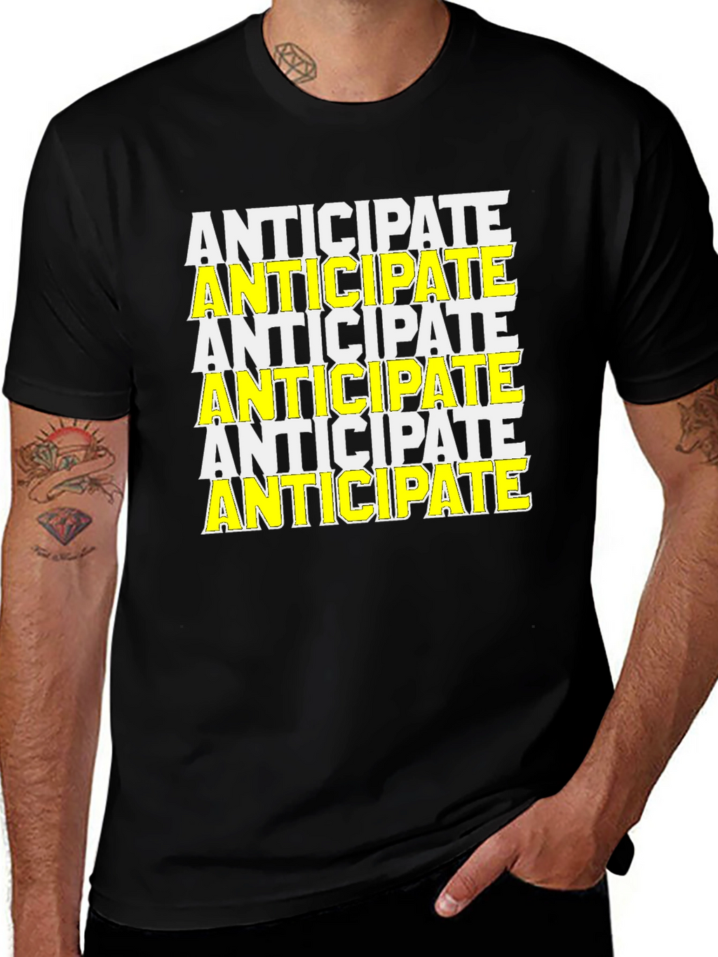 Anticipate Graphic Print Tee