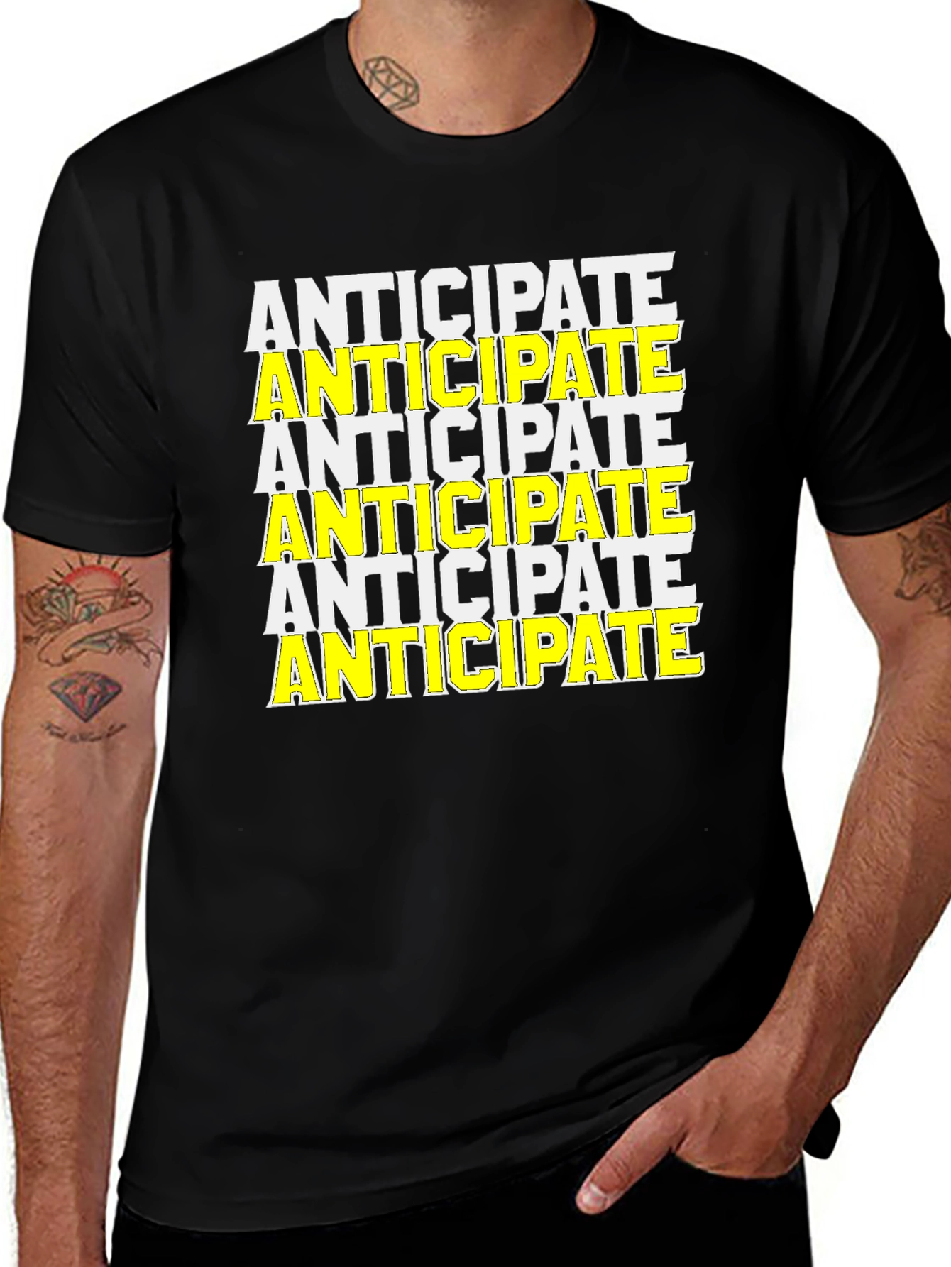 Anticipate Graphic Print Tee