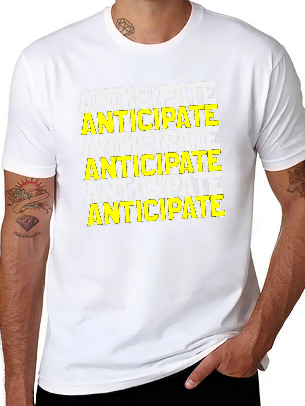 Anticipate Graphic Print Tee