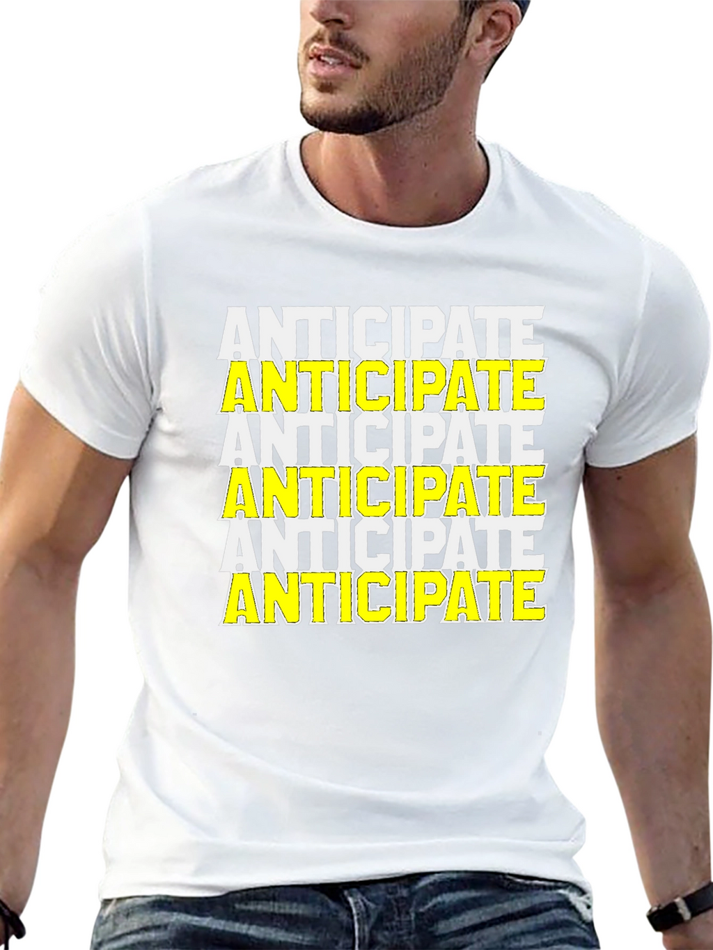 Anticipate Graphic Print Tee