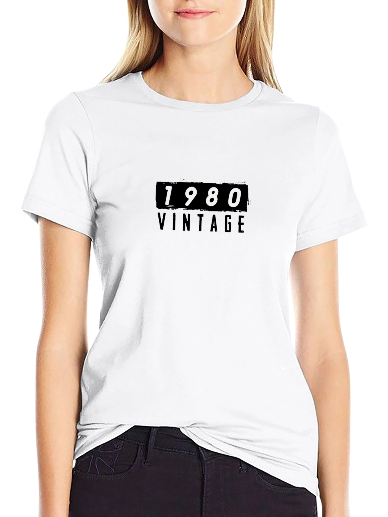 Vintage 1980 Graphic Tee - Classic Style