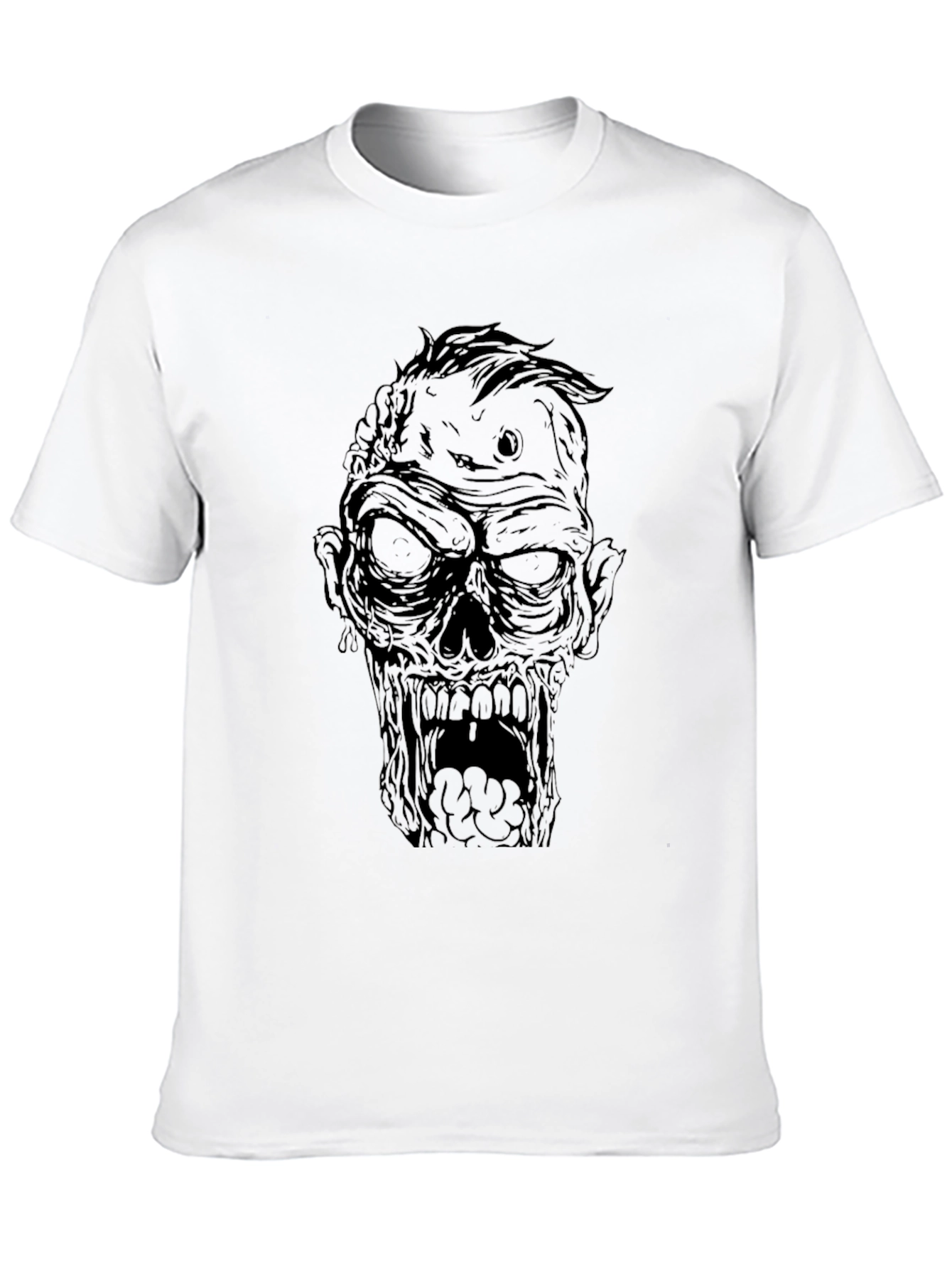 Zombie Graphic Black T-Shirt