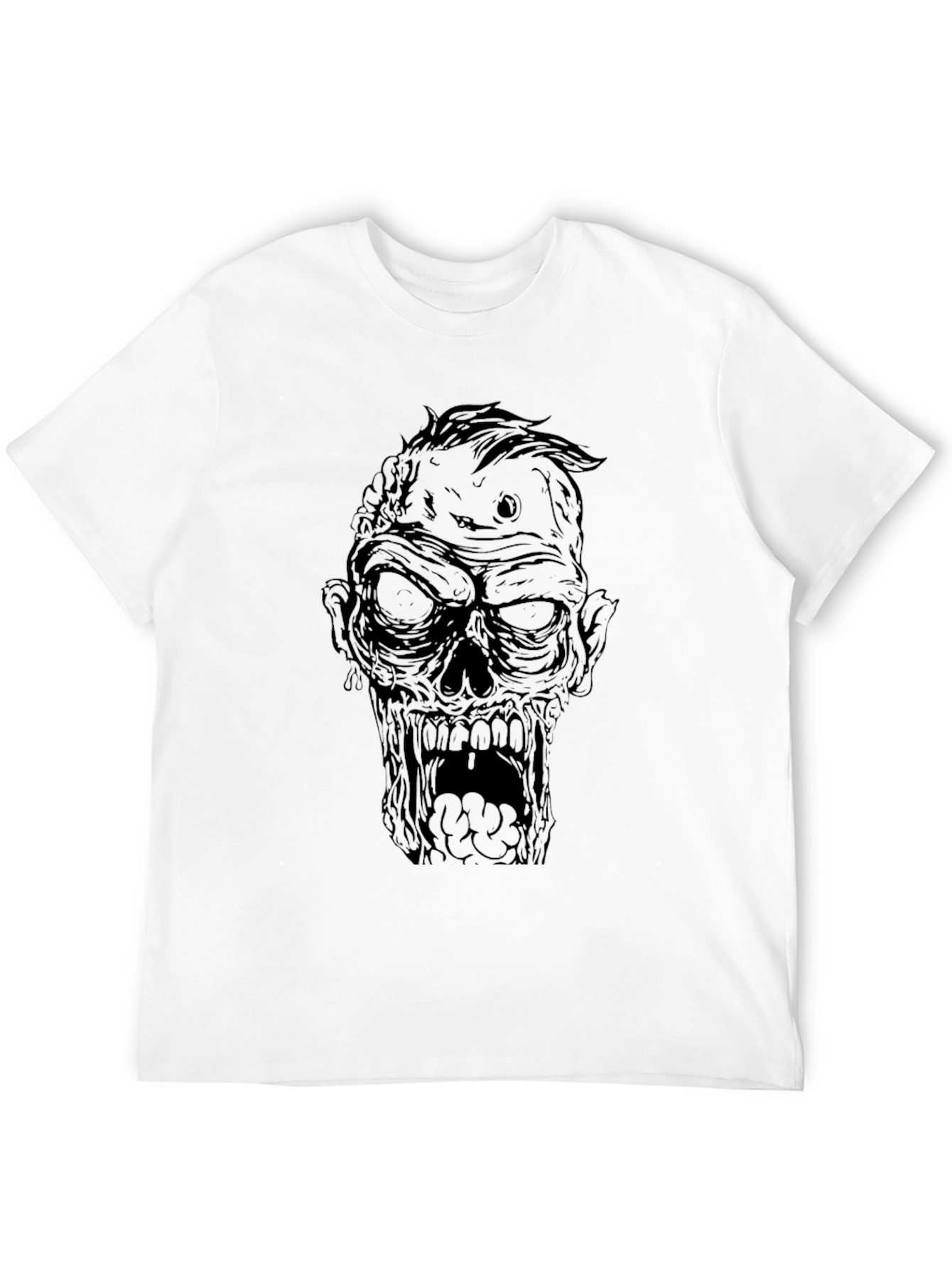Zombie Graphic Black T-Shirt
