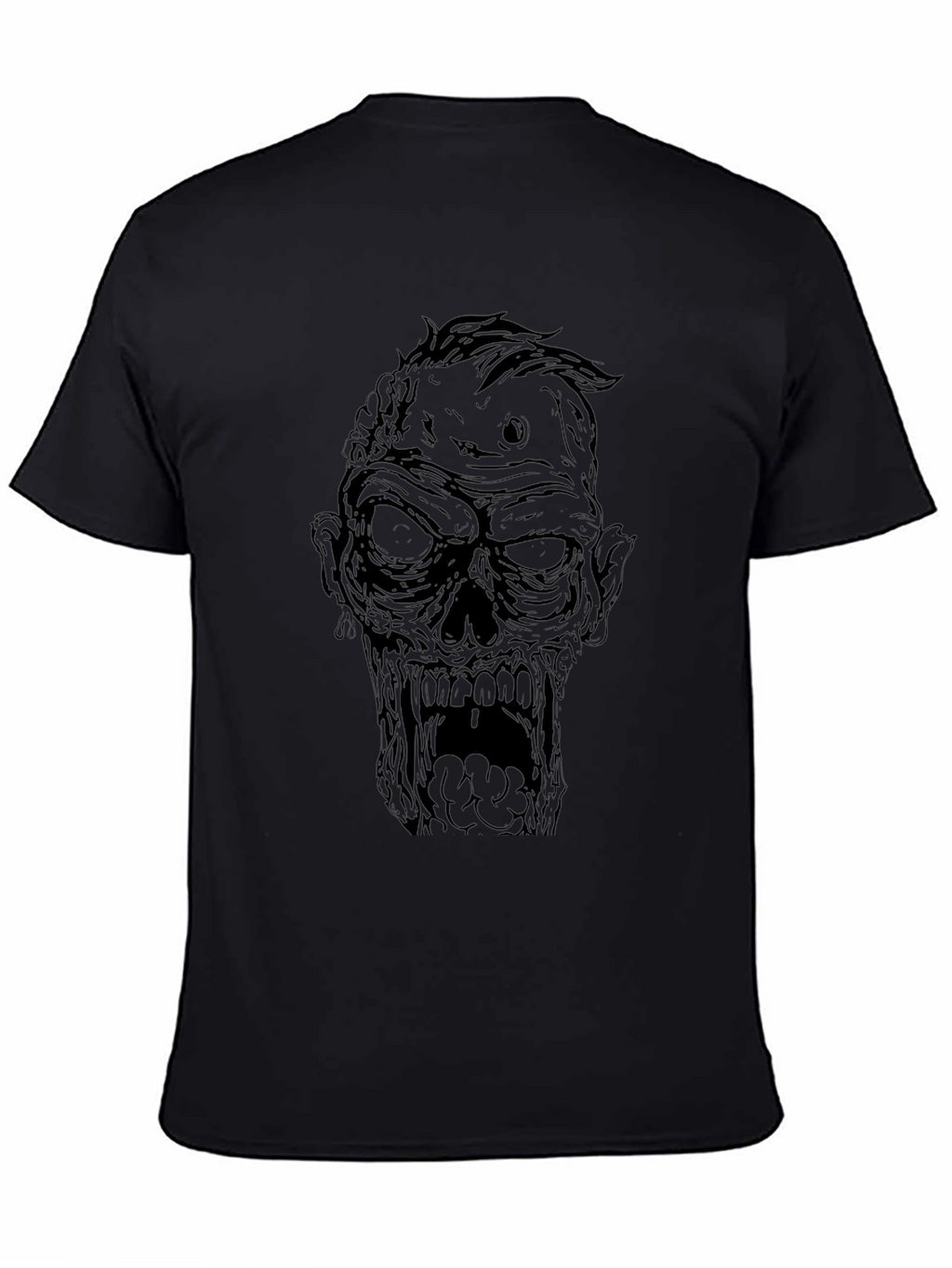 Zombie Graphic Black T-Shirt